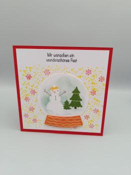 Weihnachtskarte "Wunderschönes Fest"